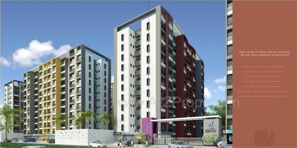 3D Elevation of real estate project Swaminarayan Park located at Shahwadi, Ahmedabad, Gujarat