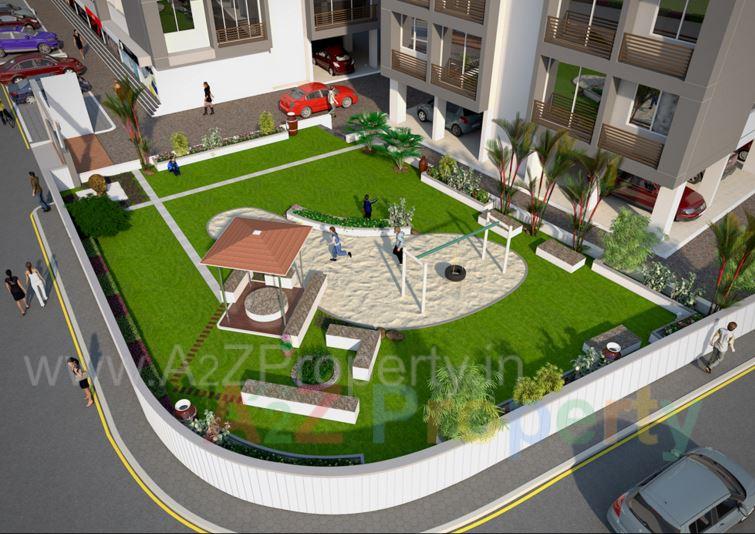 3D Elevation of real estate project Swaminarayan Park located at Vatva, Ahmedabad, Gujarat