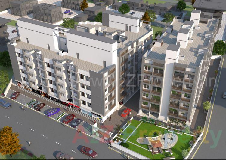 3D Elevation of real estate project Swaminarayan Park located at Vatva, Ahmedabad, Gujarat