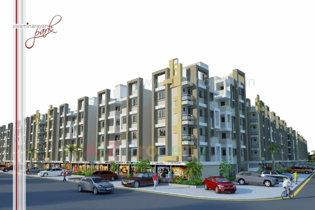 3D Elevation of real estate project Swaminarayan Park Naroda located at Naroda, Ahmedabad, Gujarat