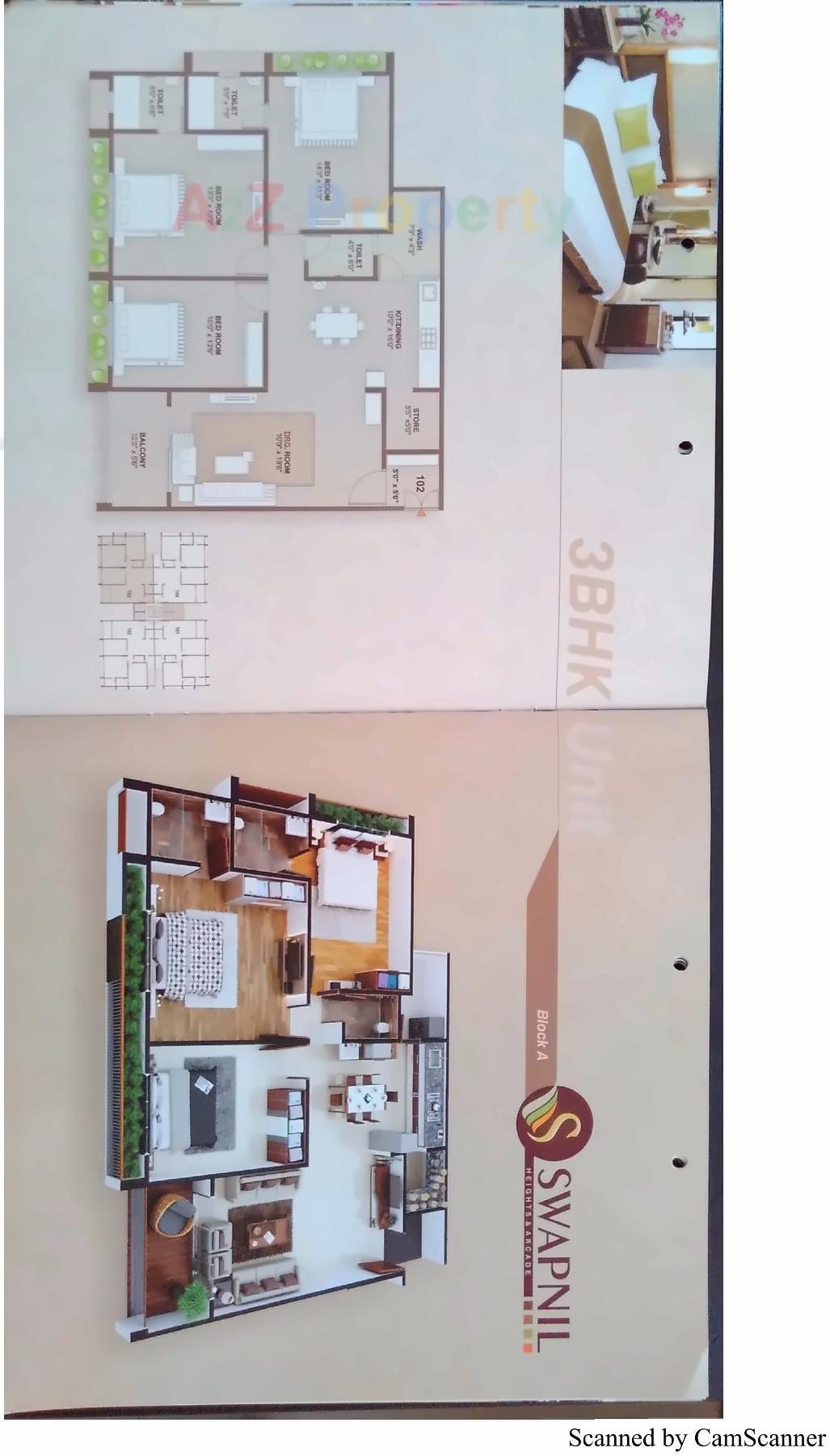 Layout of real estate project Swapnil Height Arcade located at Hanspura, Ahmedabad, Gujarat