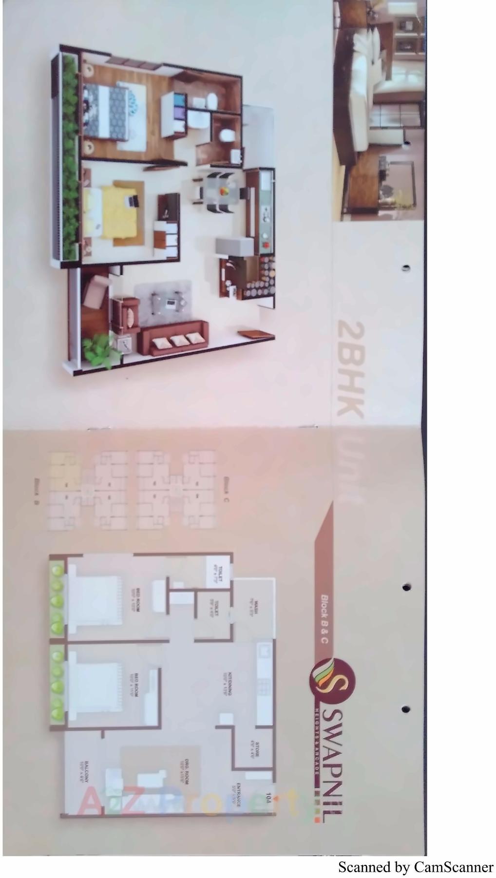 Layout of real estate project Swapnil Height Arcade located at Hanspura, Ahmedabad, Gujarat