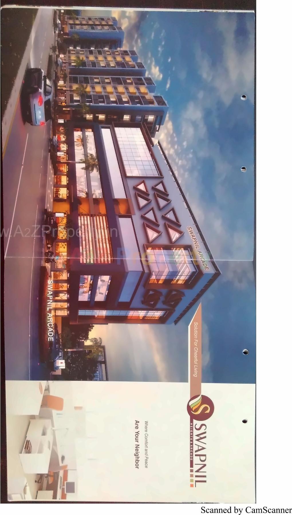 3D Elevation of real estate project Swapnil Height Arcade located at Hanspura, Ahmedabad, Gujarat