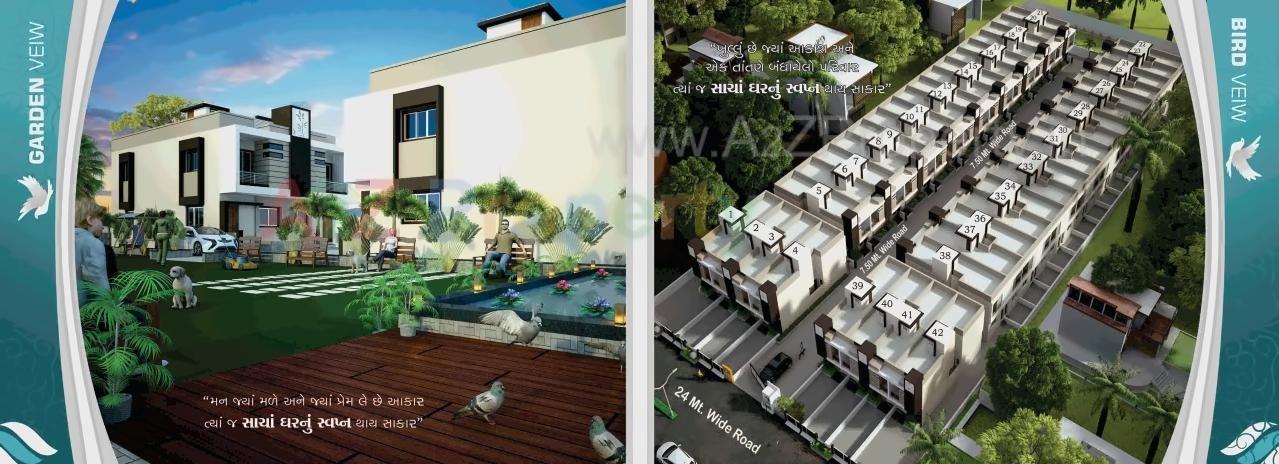 3D Elevation of real estate project Swapnil Homes located at Ahmedabad, Ahmedabad, Gujarat