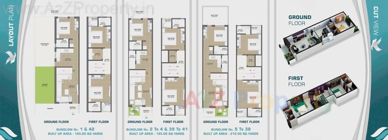 Layout of real estate project Swapnil Homes located at Ahmedabad, Ahmedabad, Gujarat