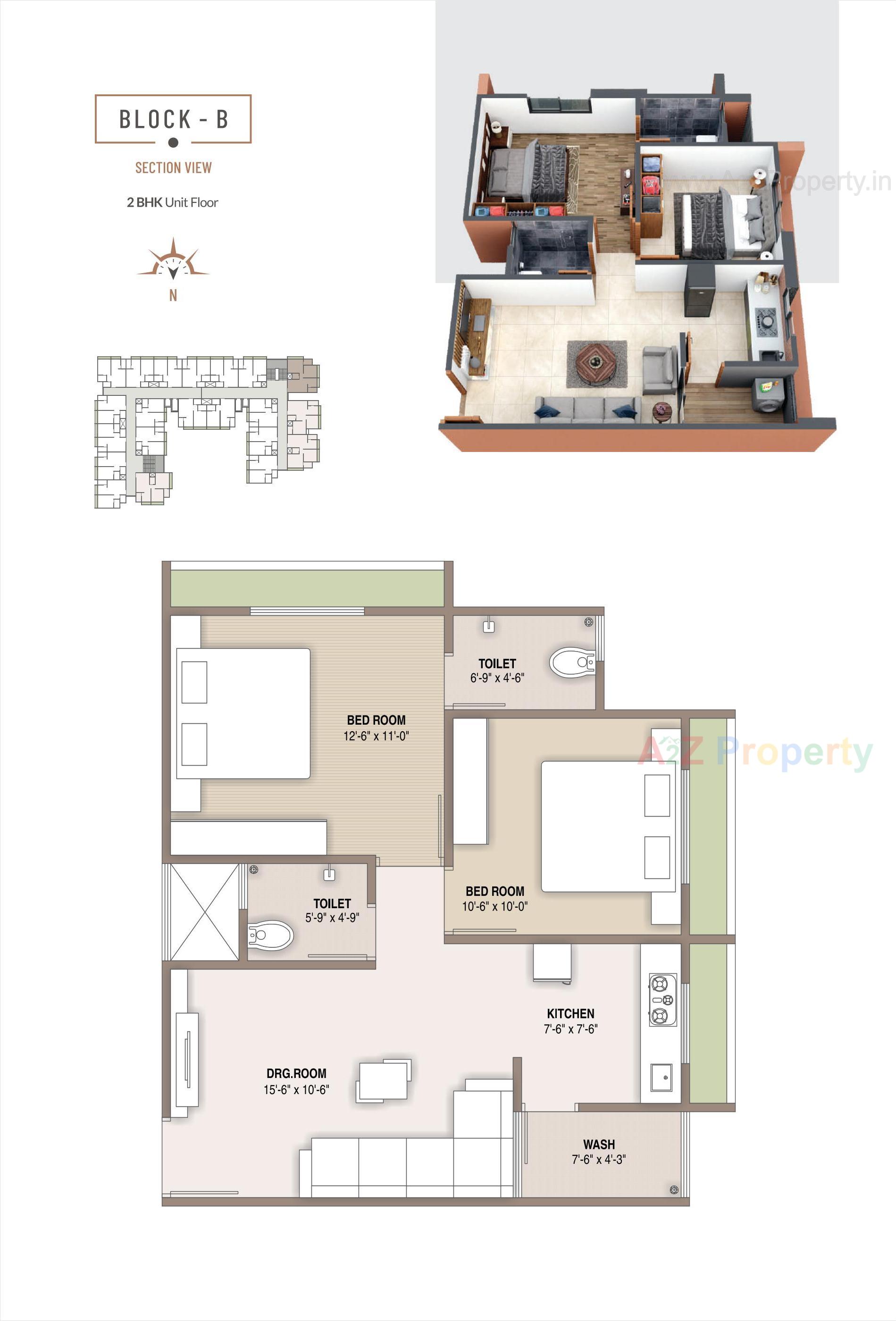 Layout of real estate project Swapnil Sky located at Hanspura, Ahmedabad, Gujarat