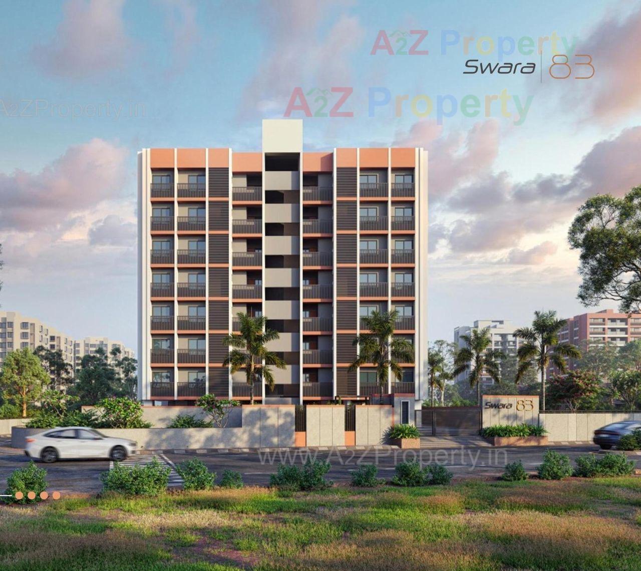 3D Elevation of real estate project Swara located at Ranip, Ahmedabad, Gujarat