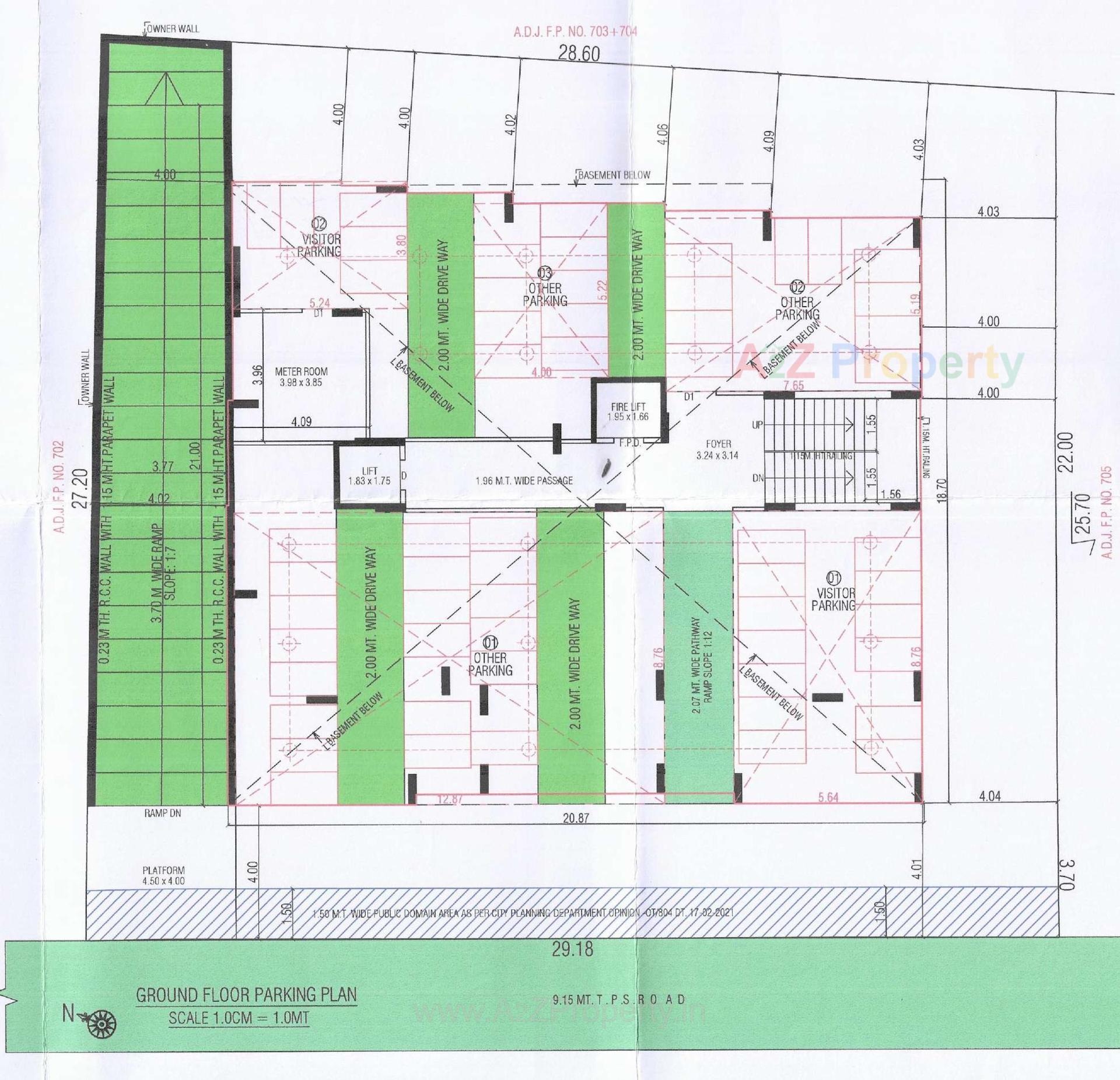 Layout of real estate project Swara Samanvay located at Chhadavad, Ahmedabad, Gujarat