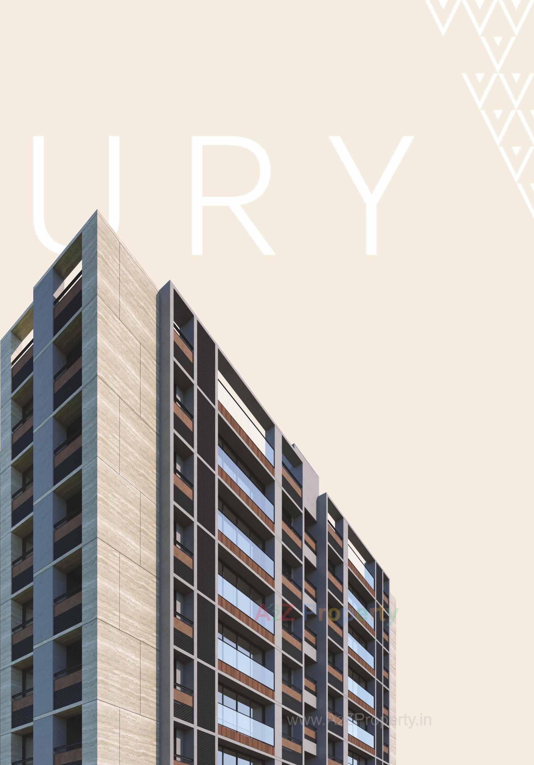 3D Elevation of real estate project Swara Sanidhya located at Wadaj, Ahmedabad, Gujarat