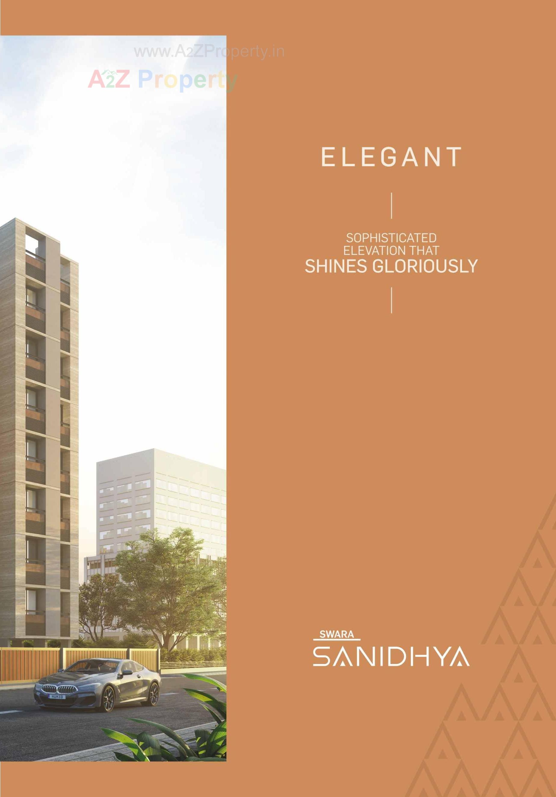 3D Elevation of real estate project Swara Sanidhya located at Wadaj, Ahmedabad, Gujarat
