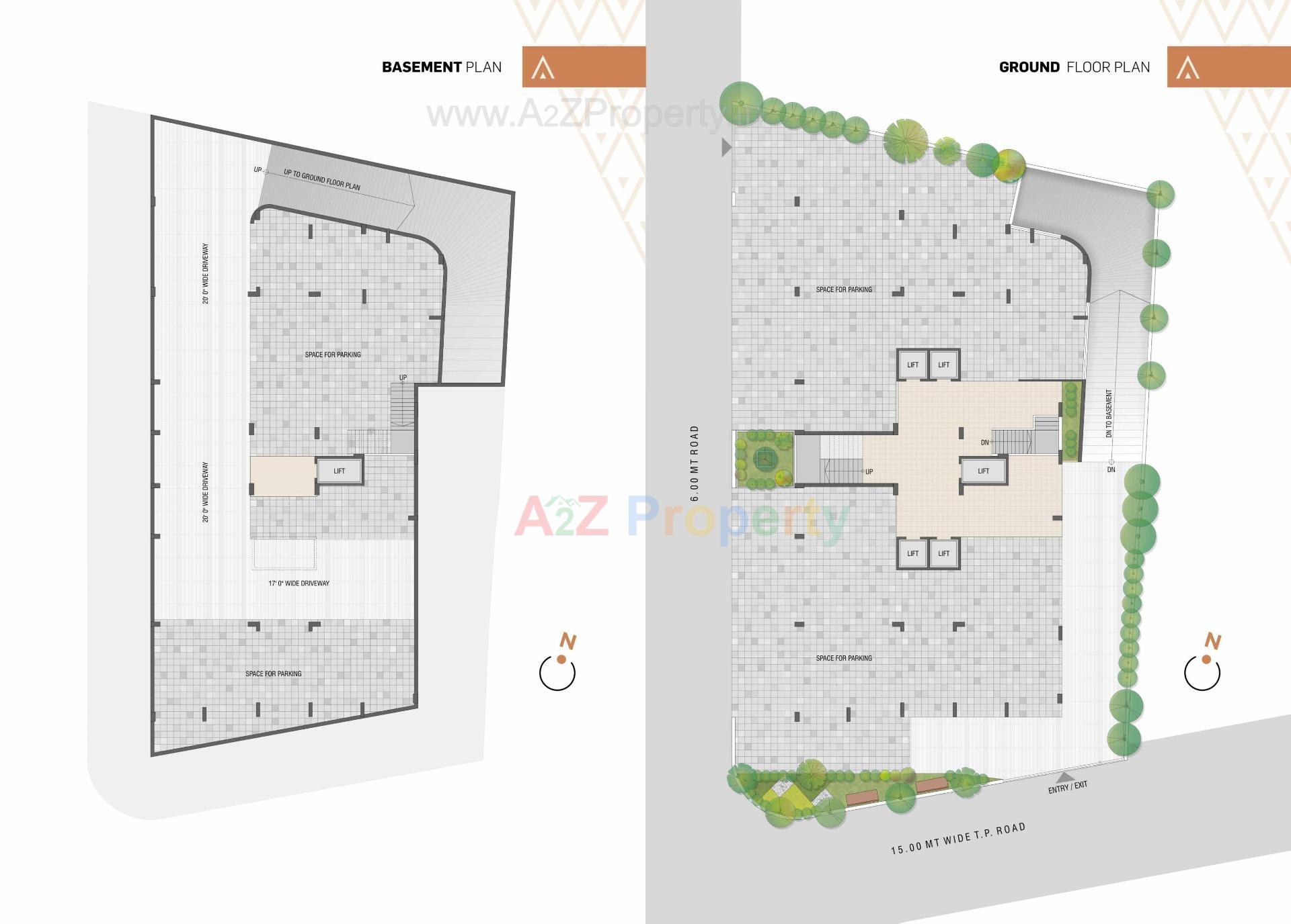 Layout of real estate project Swara Sanidhya located at Wadaj, Ahmedabad, Gujarat
