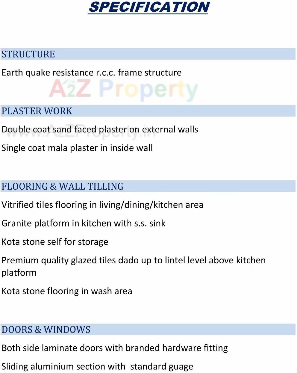  of real estate project Swara Sapphire located at Chadavad, Ahmedabad, Gujarat