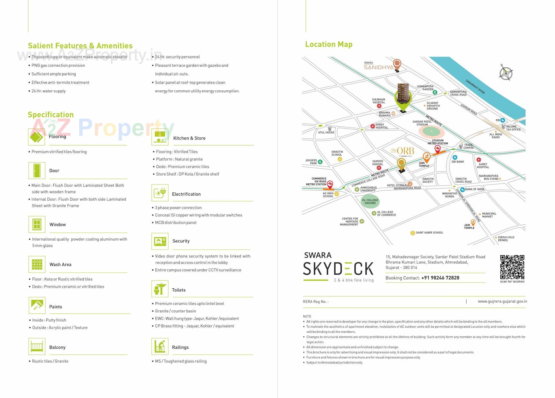  of real estate project Swara Skydeck located at Shaikhpur-khanpur, Ahmedabad, Gujarat
