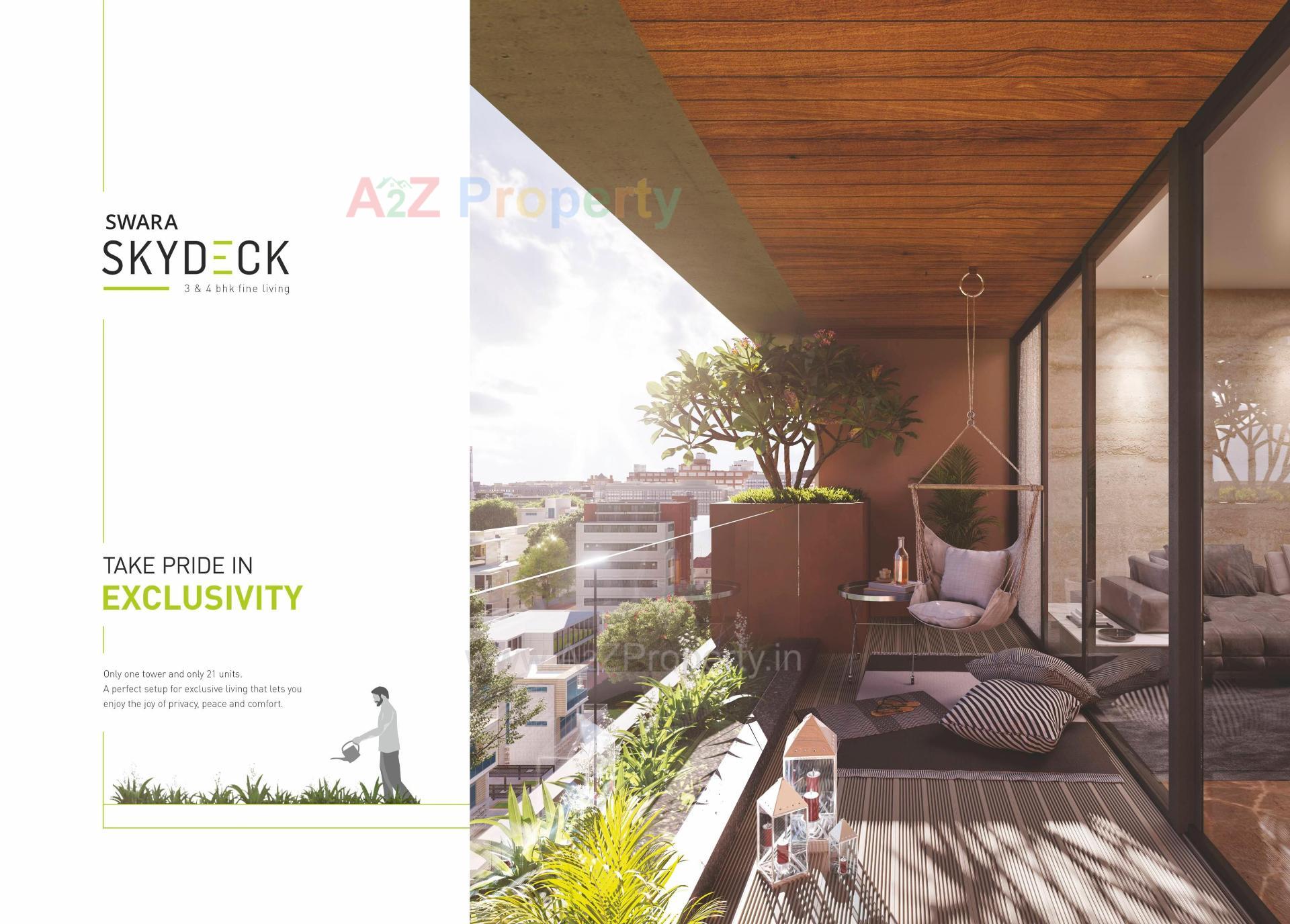 3D Elevation of real estate project Swara Skydeck located at Shaikhpur-khanpur, Ahmedabad, Gujarat