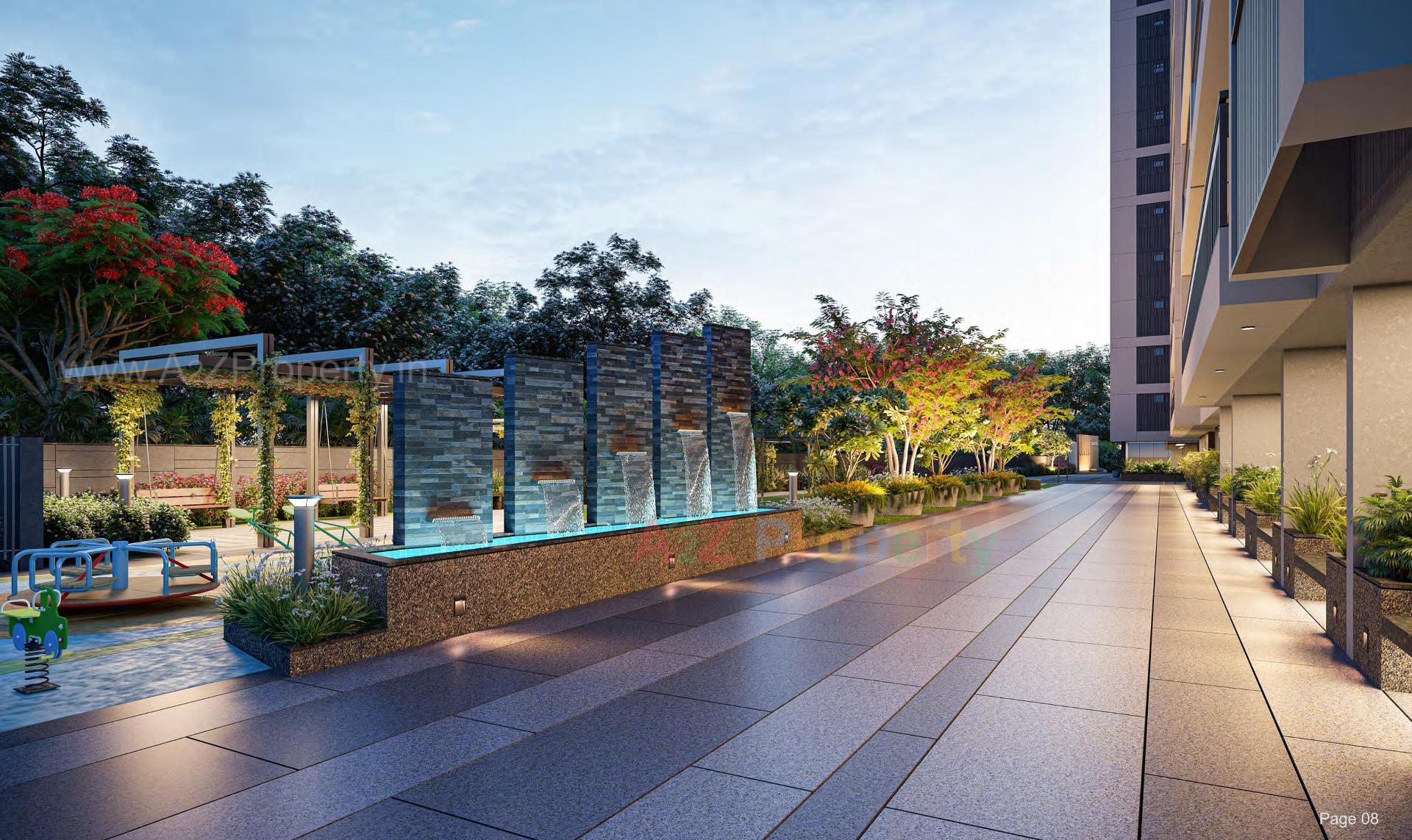 3D Elevation of real estate project Swarit Sky located at Nikol, Ahmedabad, Gujarat