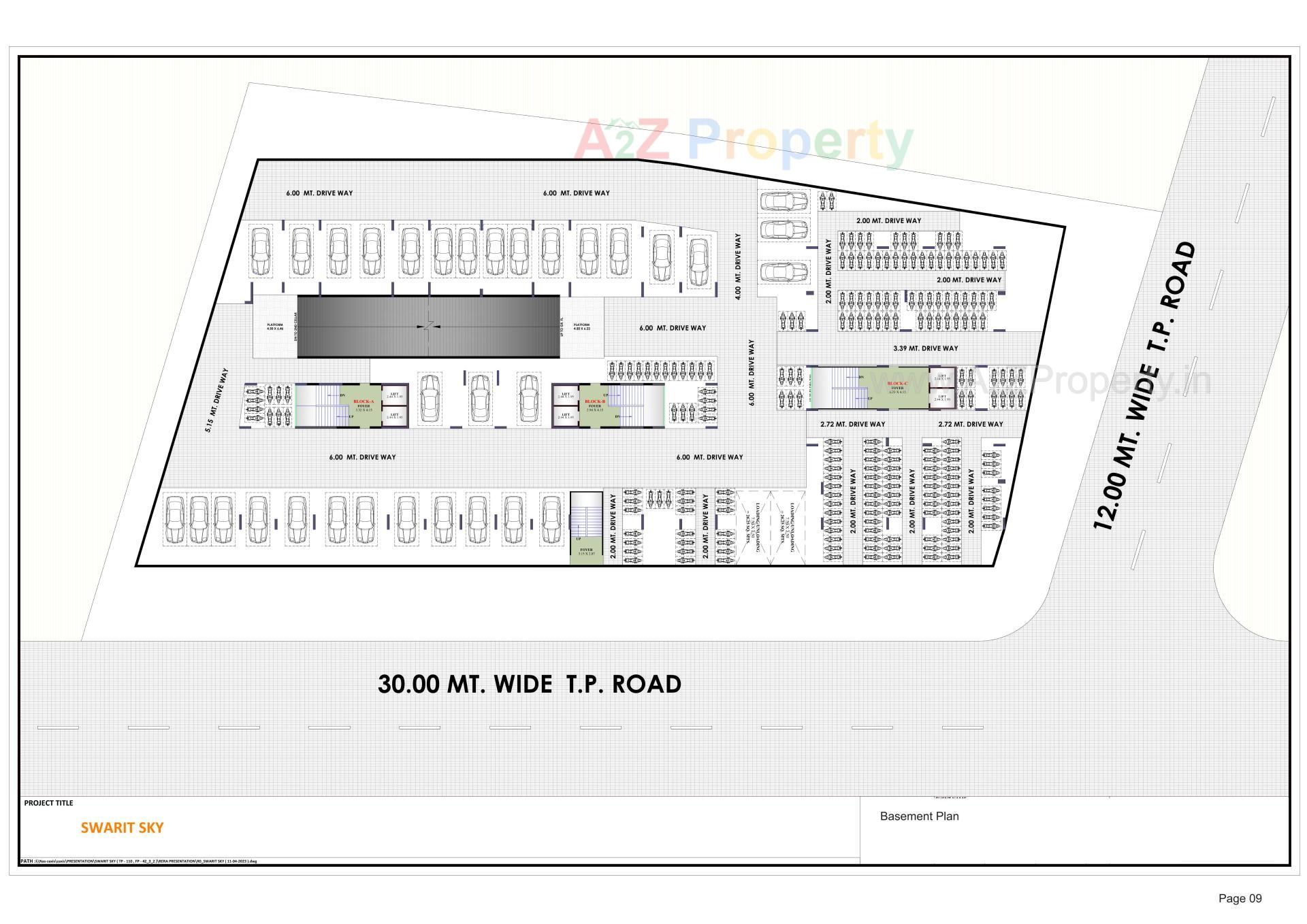 Layout of real estate project Swarit Sky located at Nikol, Ahmedabad, Gujarat