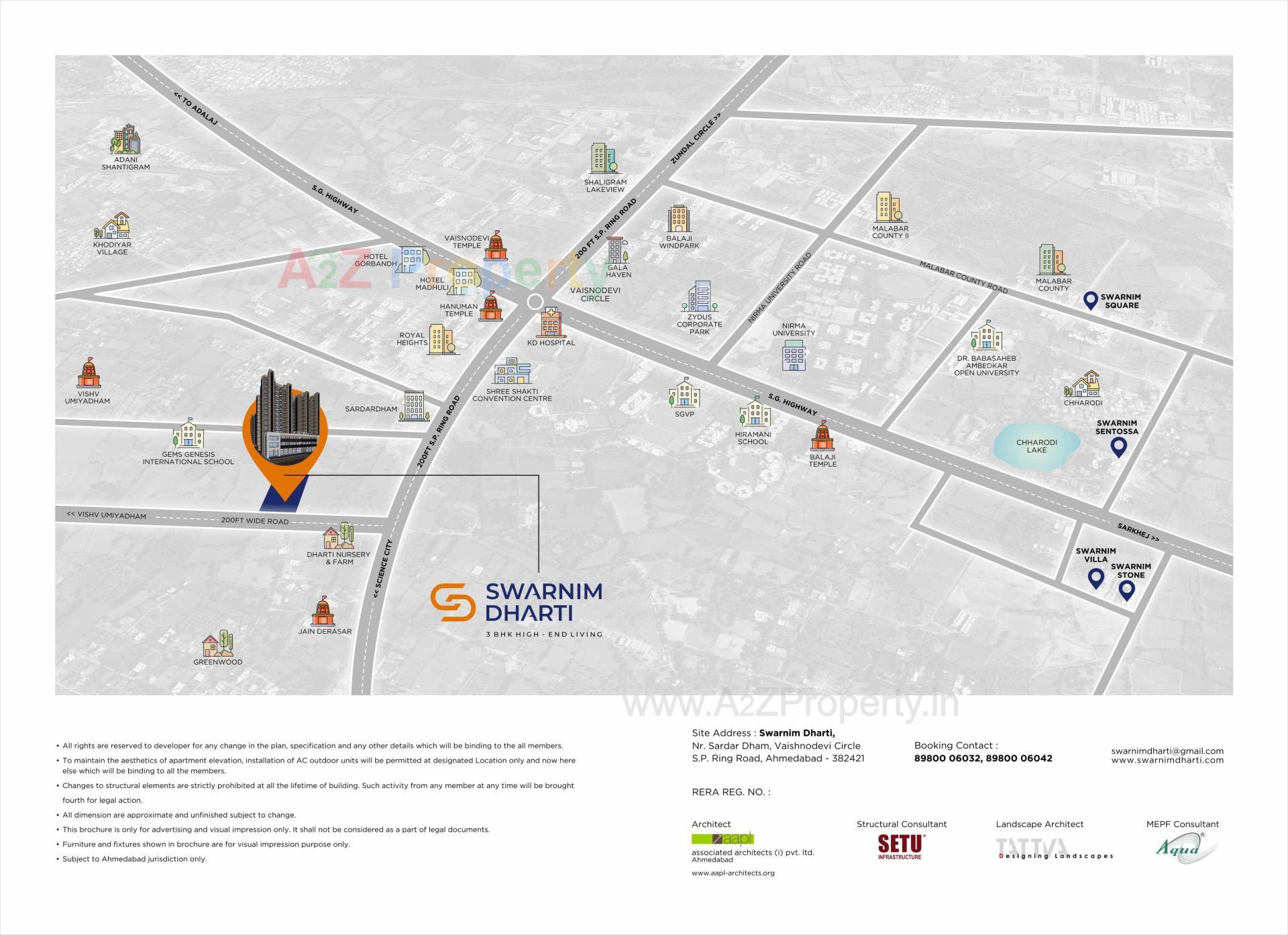  of real estate project Swarnim Dharti located at Khodiyar, Ahmedabad, Gujarat