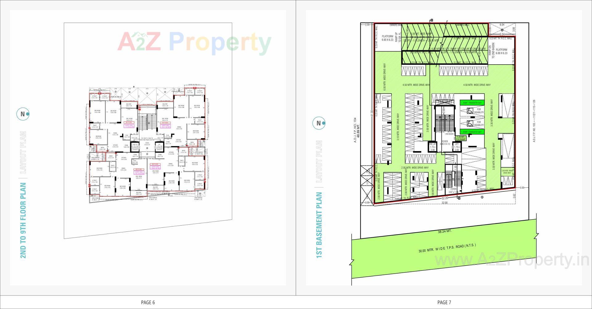 Layout of real estate project Swarnim Heights located at Tragad, Ahmedabad, Gujarat