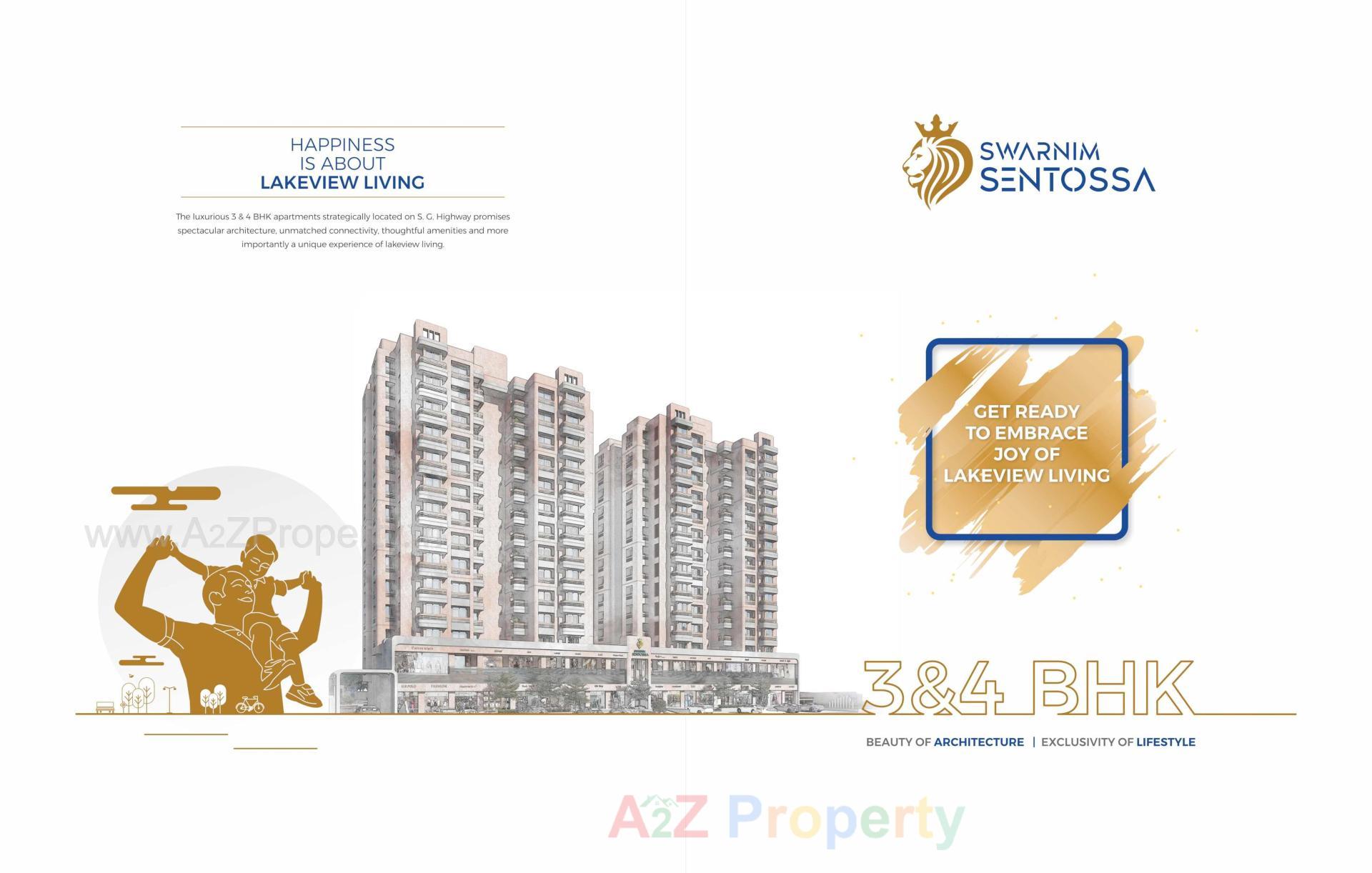  of real estate project Swarnim Sentossa located at Chharodi, Ahmedabad, Gujarat