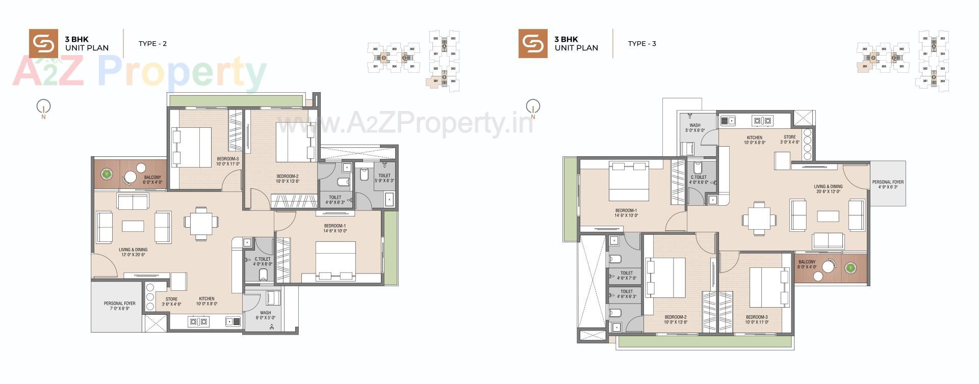 Layout of real estate project Swarnim Sun located at Ghuma, Ahmedabad, Gujarat
