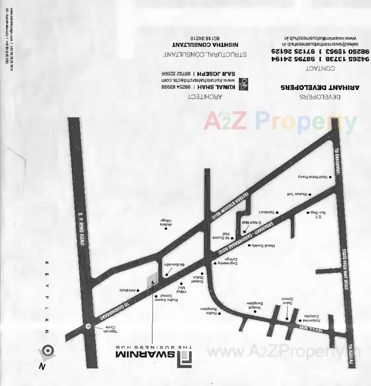  of real estate project Swarnim The Business Hub located at Motera, Ahmedabad, Gujarat