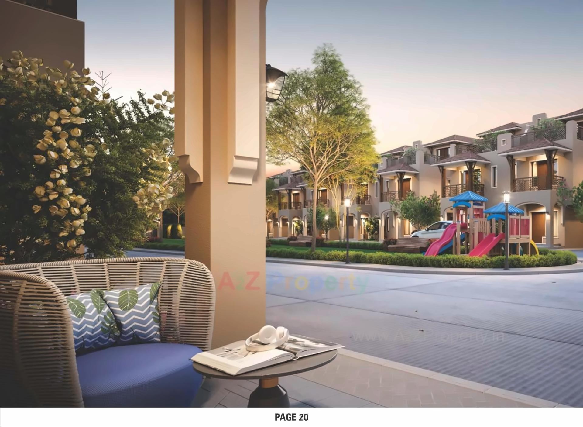 3D Elevation of real estate project Swarnim Vatika located at Ahmedabad, Ahmedabad, Gujarat