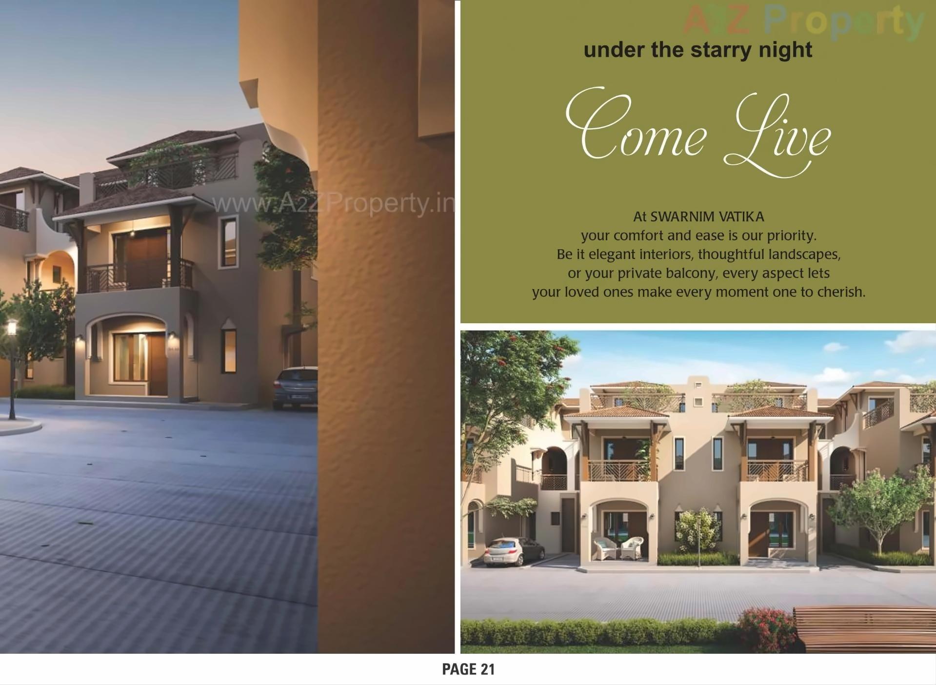 3D Elevation of real estate project Swarnim Vatika located at Ahmedabad, Ahmedabad, Gujarat