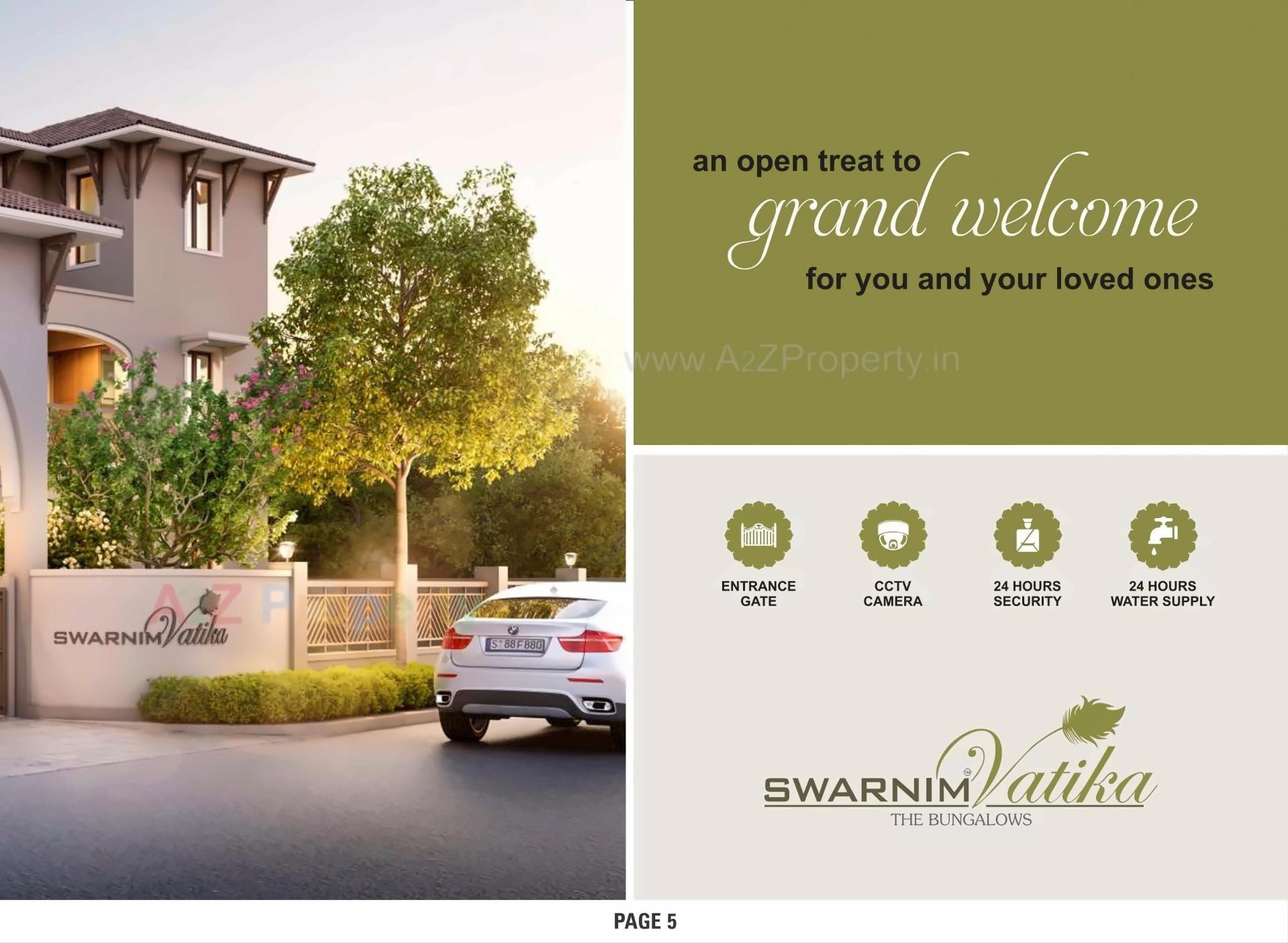 3D Elevation of real estate project Swarnim Vatika located at Ahmedabad, Ahmedabad, Gujarat
