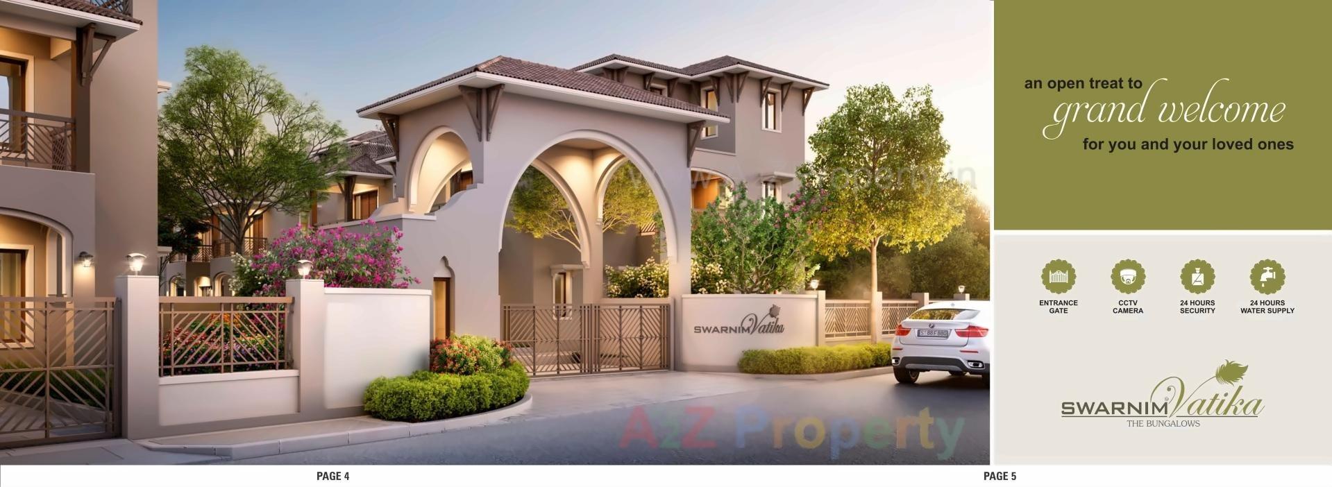 3D Elevation of real estate project Swarnim Vatika located at Ahmedabad, Ahmedabad, Gujarat