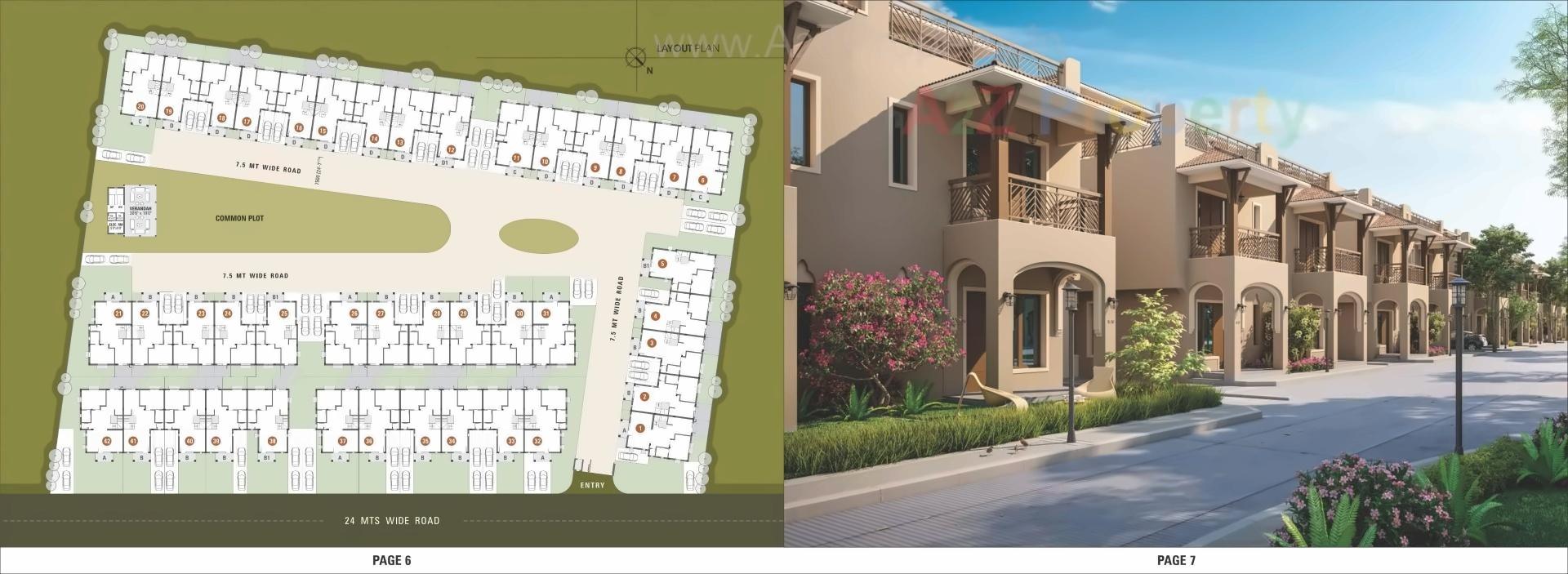 Layout of real estate project Swarnim Vatika located at Ahmedabad, Ahmedabad, Gujarat