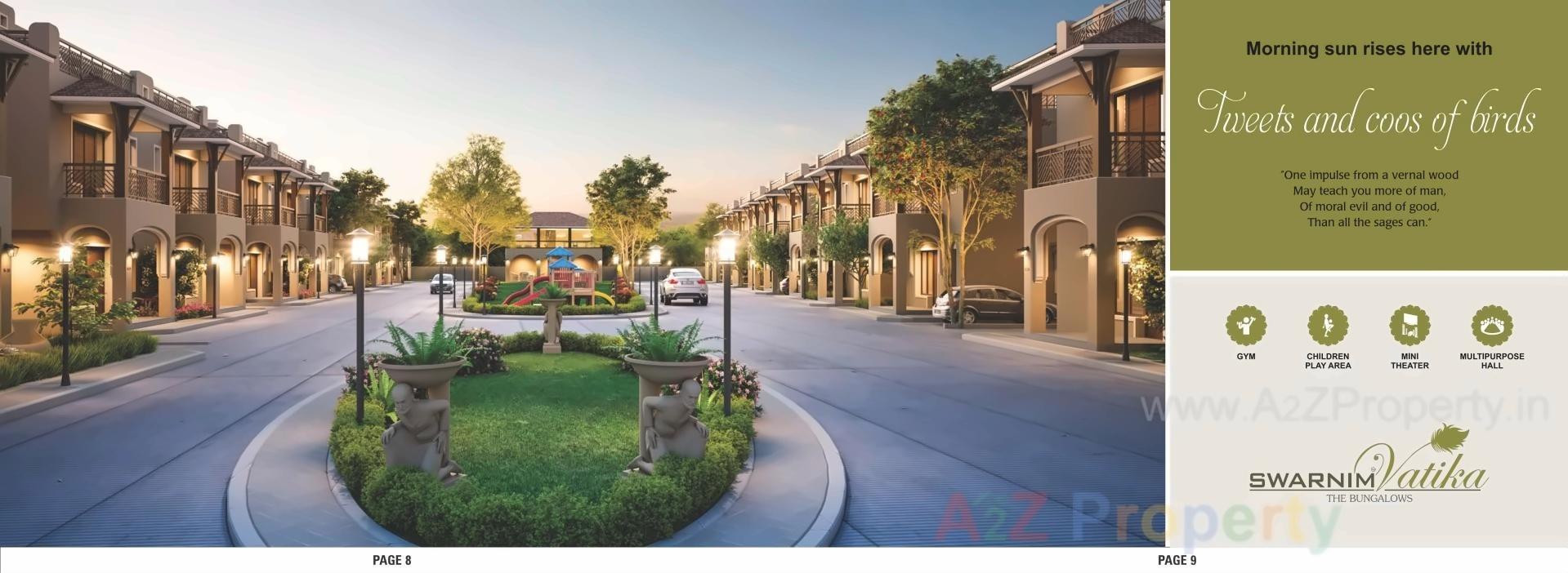 3D Elevation of real estate project Swarnim Vatika located at Ahmedabad, Ahmedabad, Gujarat