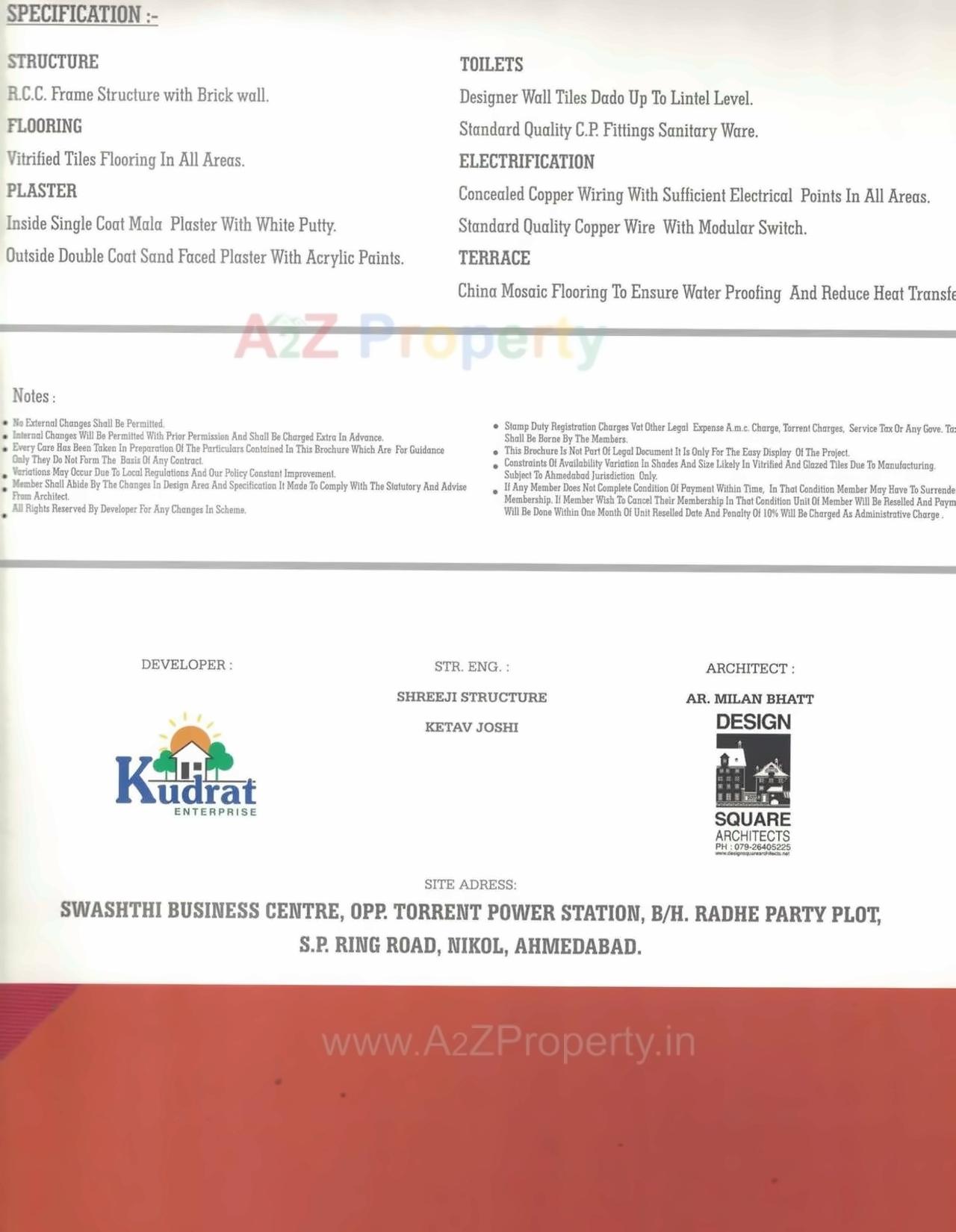  of real estate project Swasthi Business Center located at Nikol, Ahmedabad, Gujarat