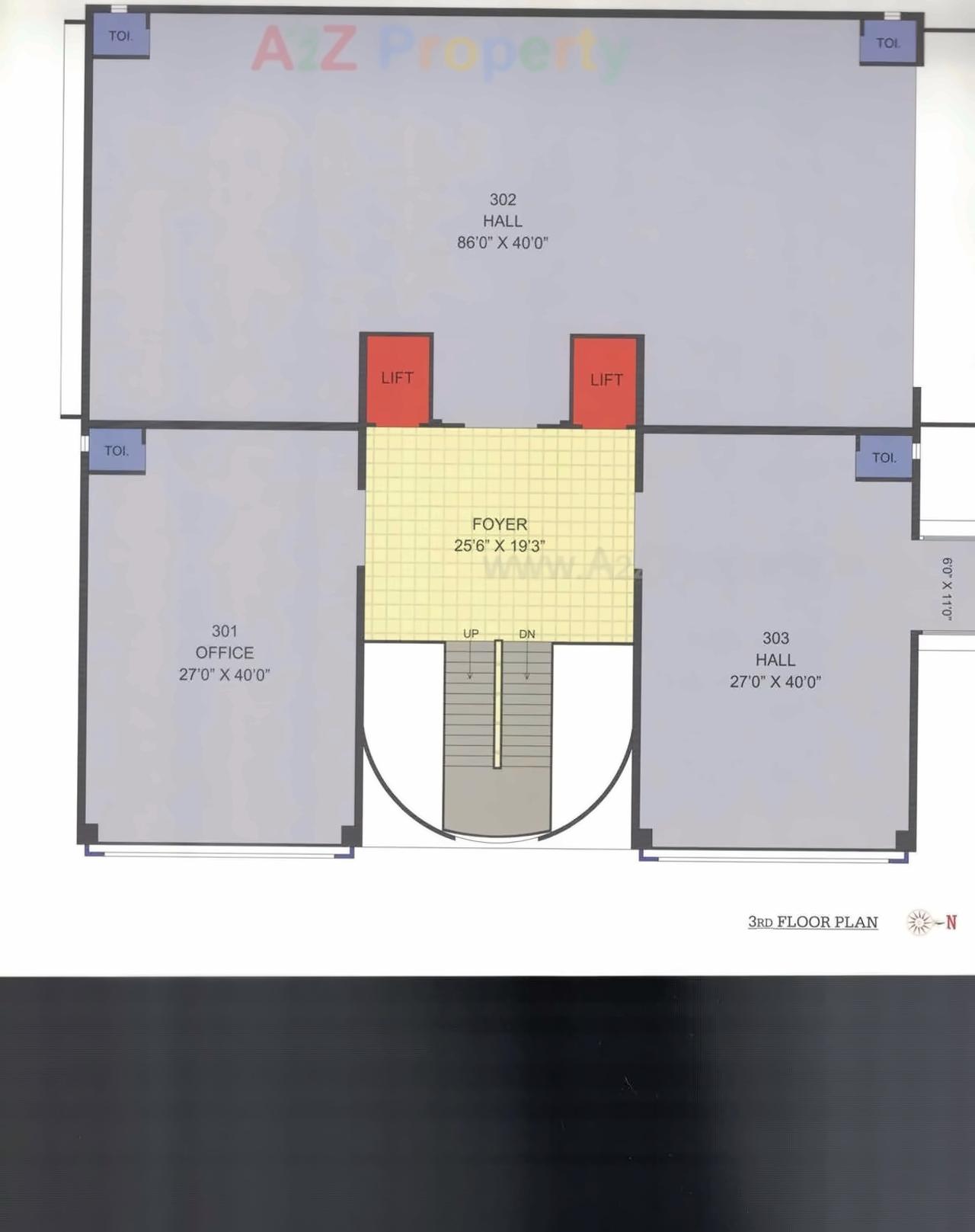 Layout of real estate project Swasthi Business Center located at Nikol, Ahmedabad, Gujarat