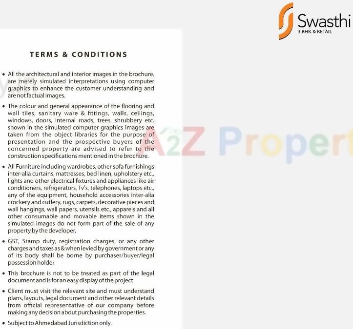  of real estate project Swasthi located at Shilaj, Ahmedabad, Gujarat