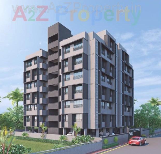 3D Elevation of real estate project Swastik Elegance located at Tragad, Ahmedabad, Gujarat