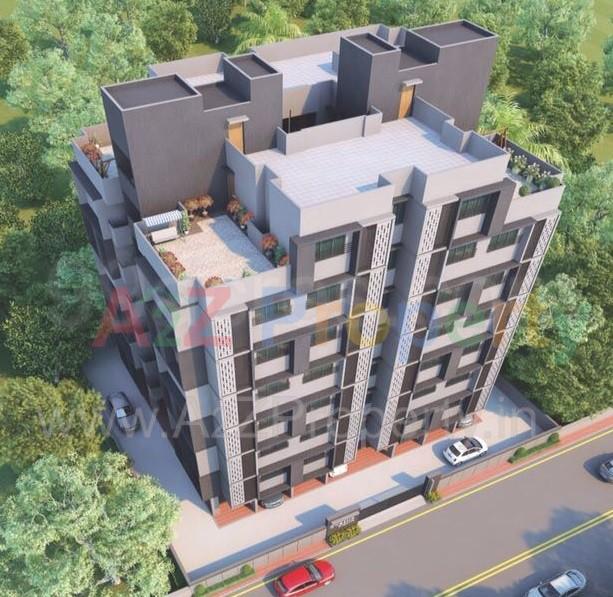 3D Elevation of real estate project Swastik Elegance located at Tragad, Ahmedabad, Gujarat