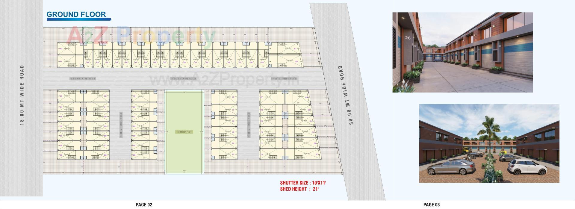 Layout of real estate project Swastik Industrial Park located at Ahmedabad, Ahmedabad, Gujarat