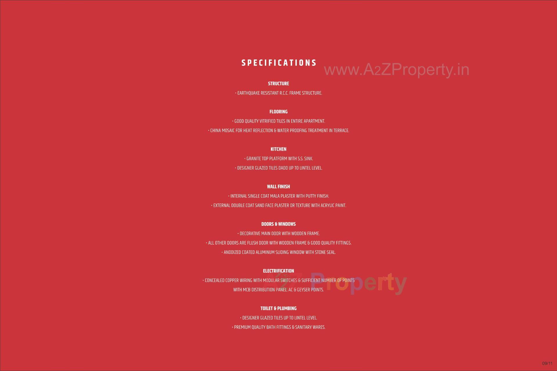  of real estate project Swastik Promont located at Ghuma, Ahmedabad, Gujarat