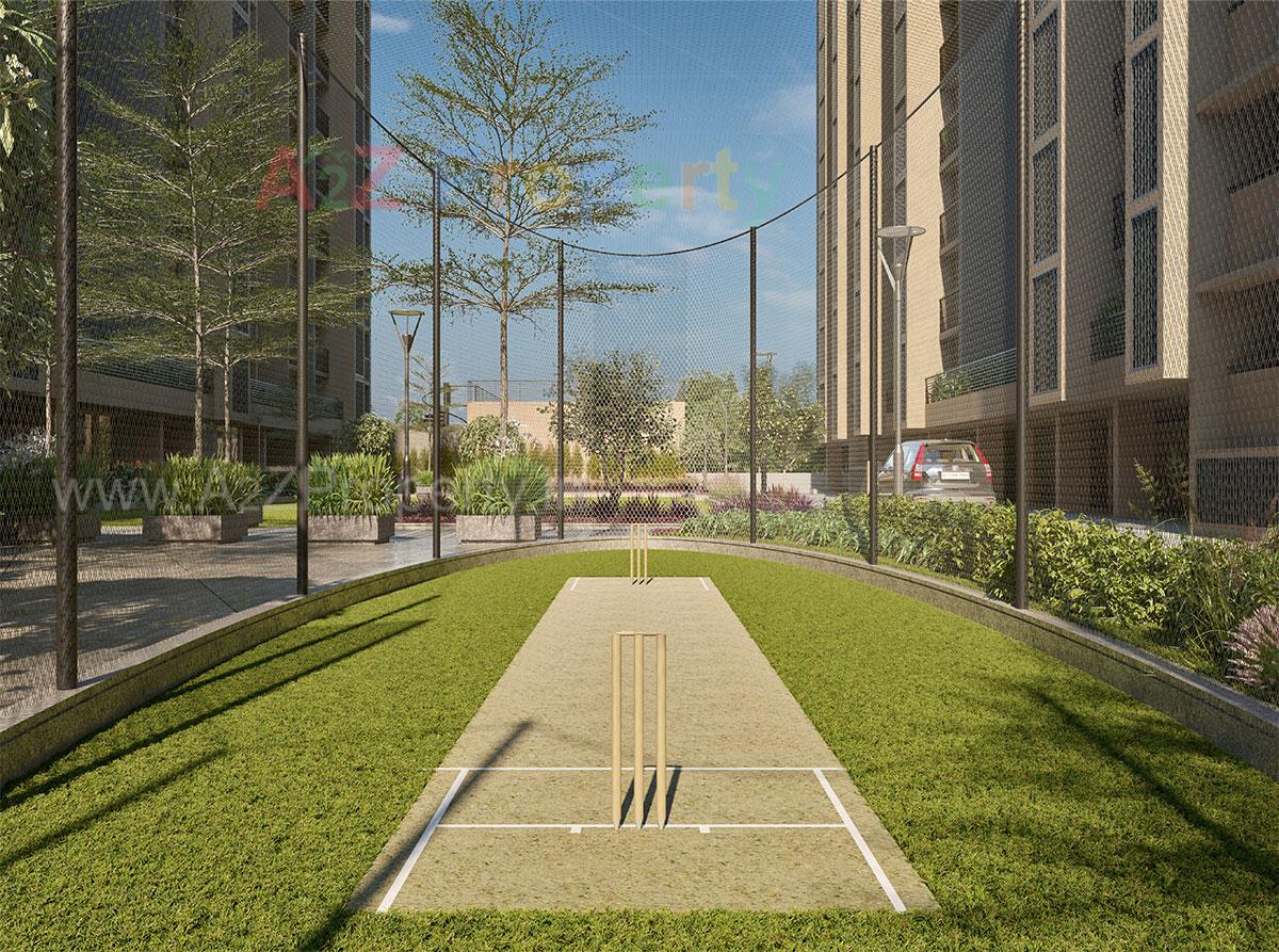 3D Elevation of real estate project Swati Chrysantha located at Shela, Ahmedabad, Gujarat