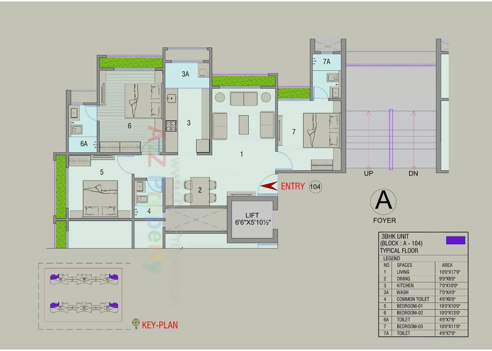 Layout of real estate project Swati Chrysantha located at Shela, Ahmedabad, Gujarat