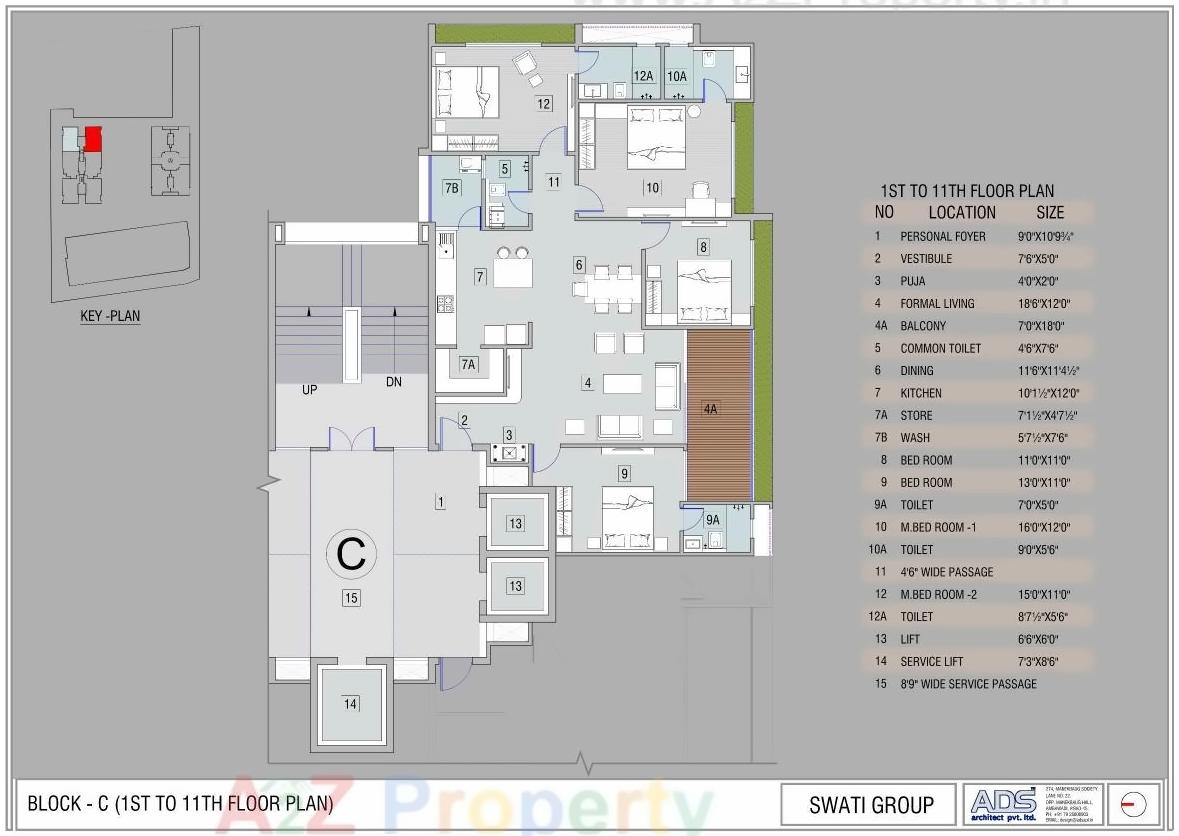 Layout of real estate project Swati Crimson Clover located at Shilaj, Ahmedabad, Gujarat