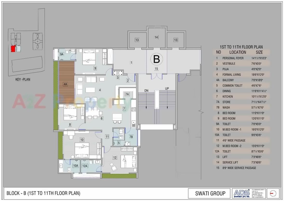 Layout of real estate project Swati Crimson Clover located at Shilaj, Ahmedabad, Gujarat