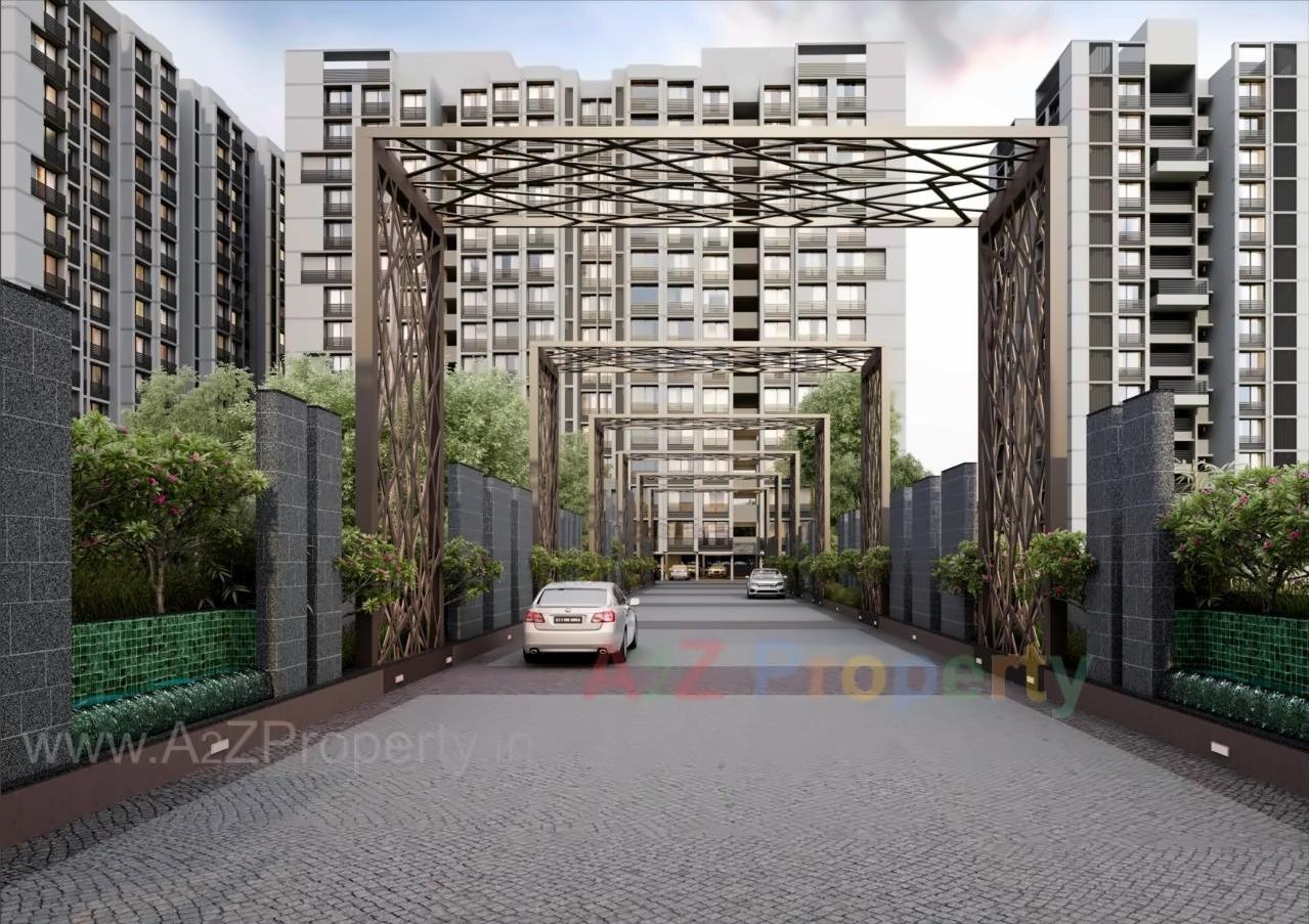 3D Elevation of real estate project Swati Florence located at Ahmedabad, Ahmedabad, Gujarat