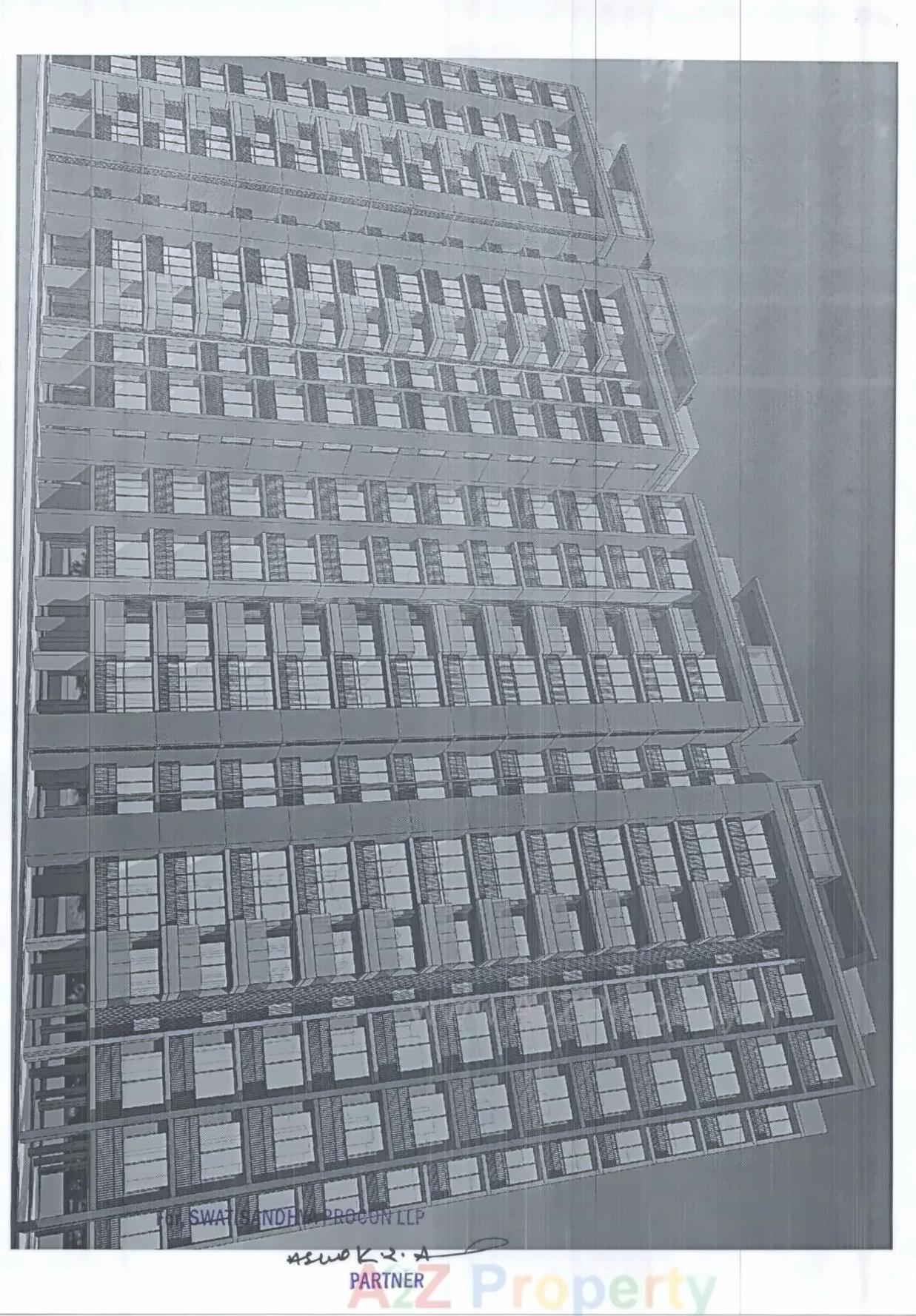 3D Elevation of real estate project Swati Parkside located at Ahmedabad, Ahmedabad, Gujarat