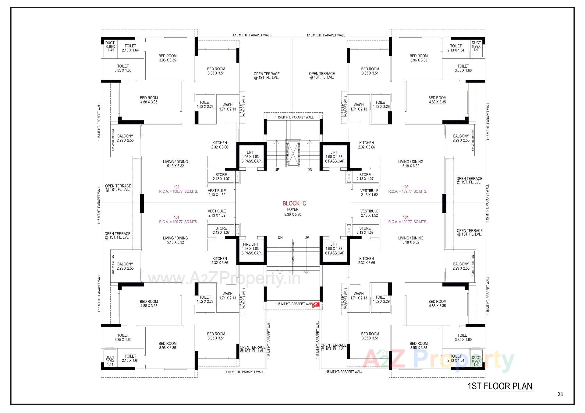 Layout of real estate project Swati Premier located at Sarkhej, Ahmedabad, Gujarat