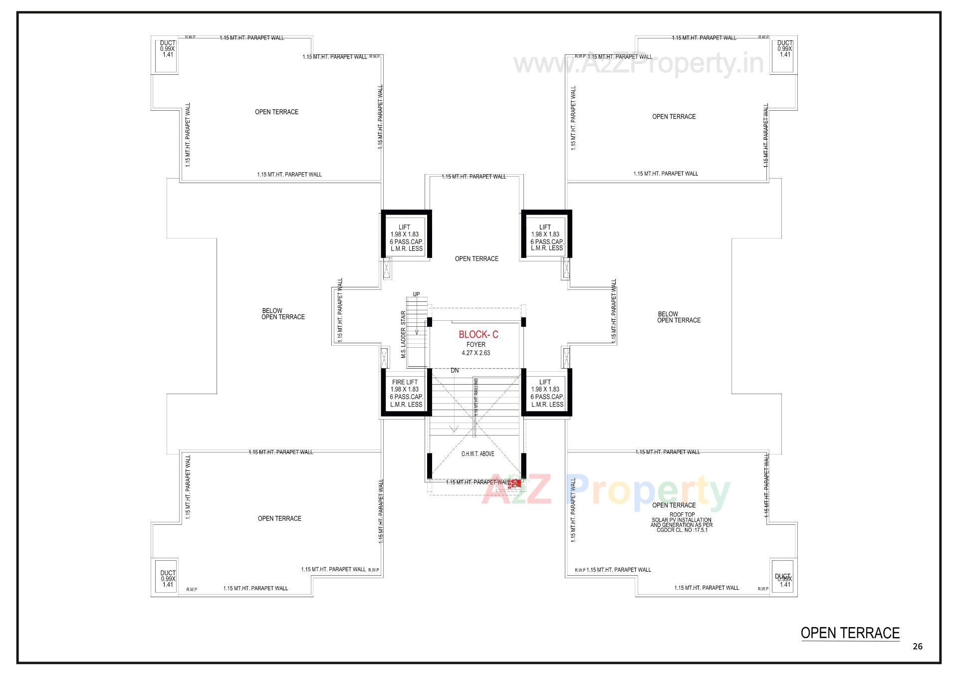 Layout of real estate project Swati Premier located at Sarkhej, Ahmedabad, Gujarat