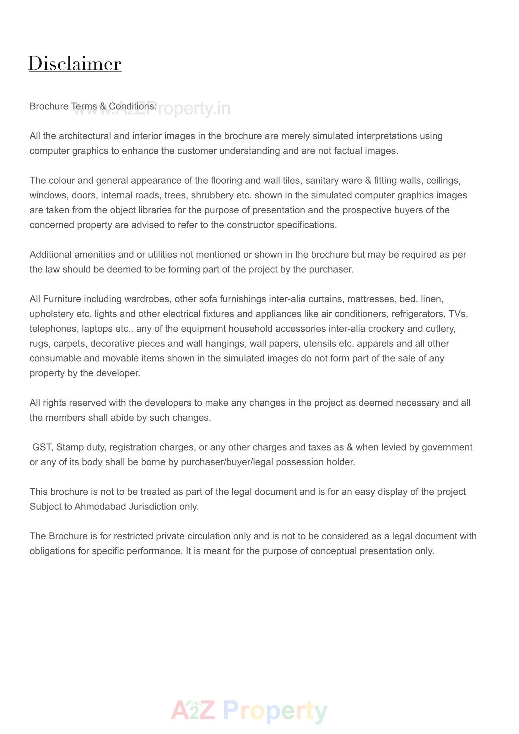  of real estate project Swati Senor located at Ambali, Ahmedabad, Gujarat