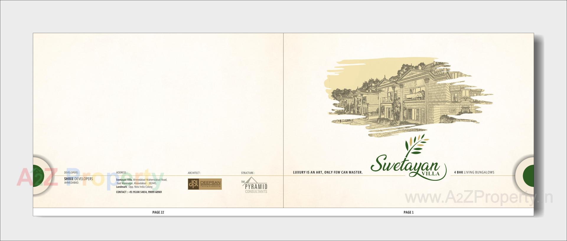  of real estate project Swetayan Villa located at Hathijan, Ahmedabad, Gujarat