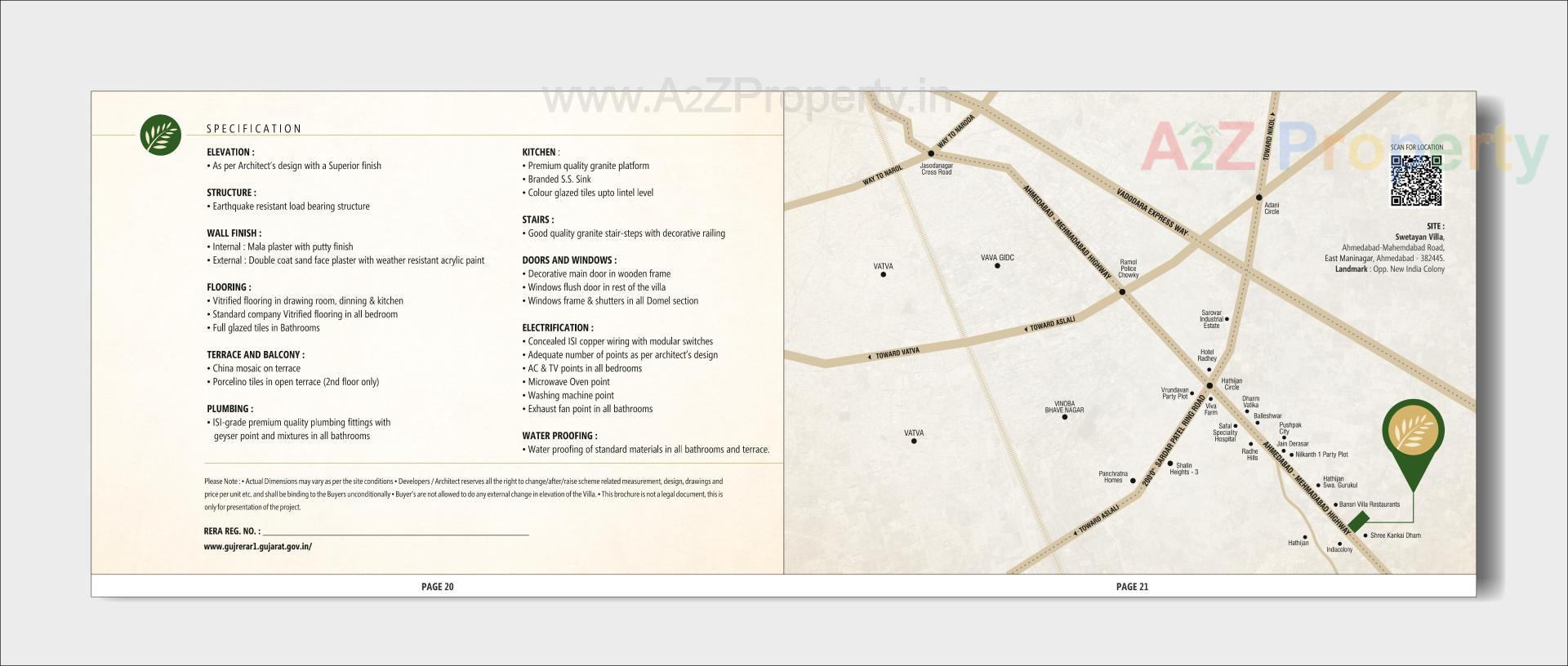  of real estate project Swetayan Villa located at Hathijan, Ahmedabad, Gujarat
