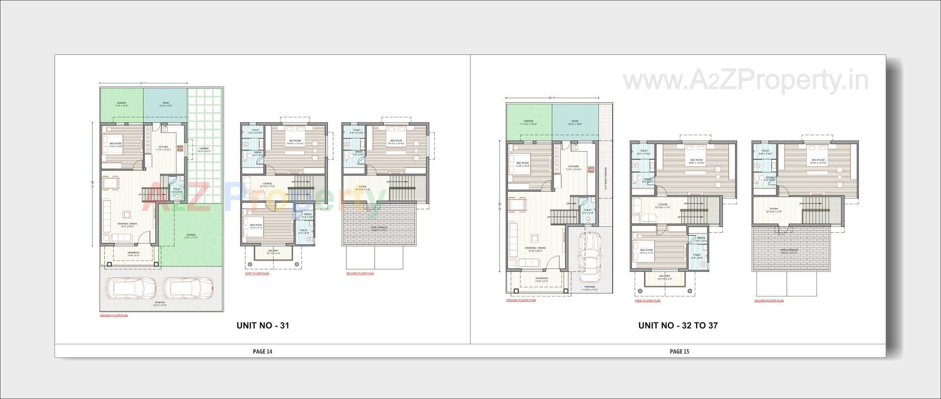 Layout of real estate project Swetayan Villa located at Hathijan, Ahmedabad, Gujarat